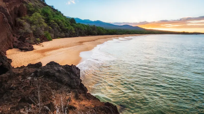 Makena Beach (Big Beach) On Maui